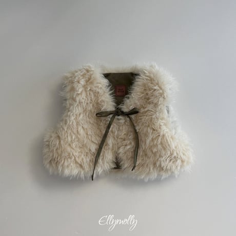 【予約】EM reversible fur vest