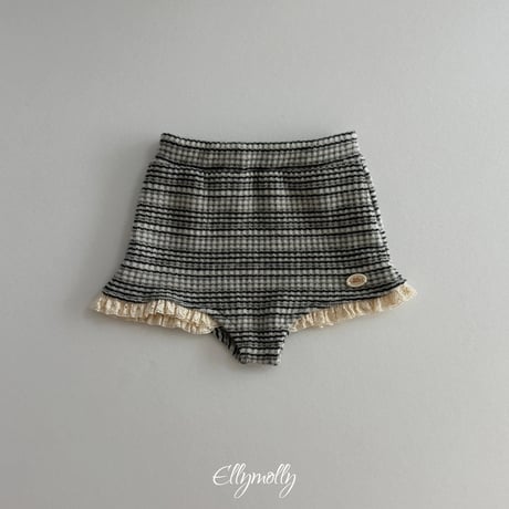 【予約】EM multi border knit short pt