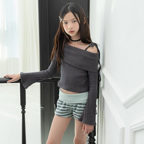 【予約】ZC drape offshoulder tops