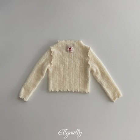 【予約】EM meringue knit tops