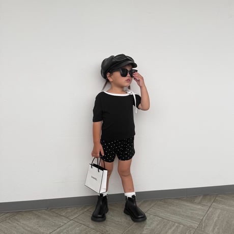 【即納】dot highwaist short pt