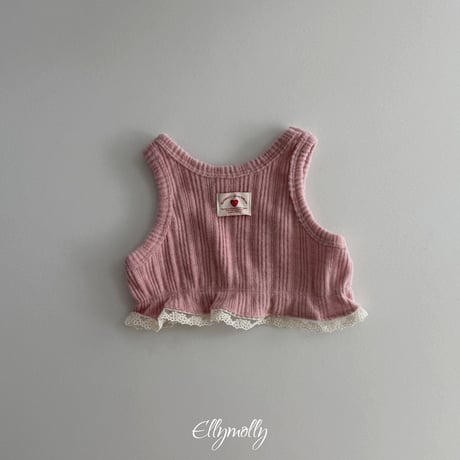 【予約】EM frill short vest