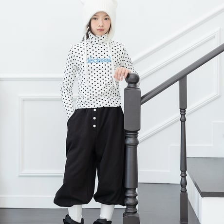 【予約】ZC dot highneck long tee