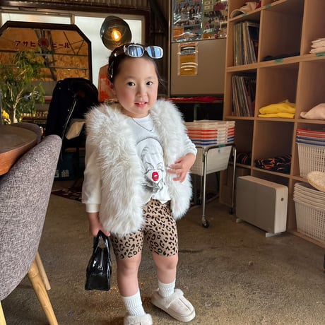 【即納】basiccolor fur vest