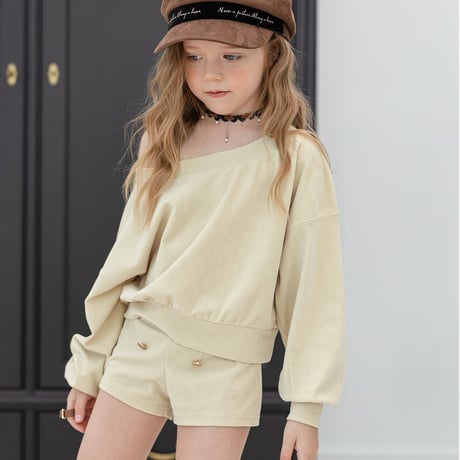 【予約】ZC offshoulder soft velour mtm