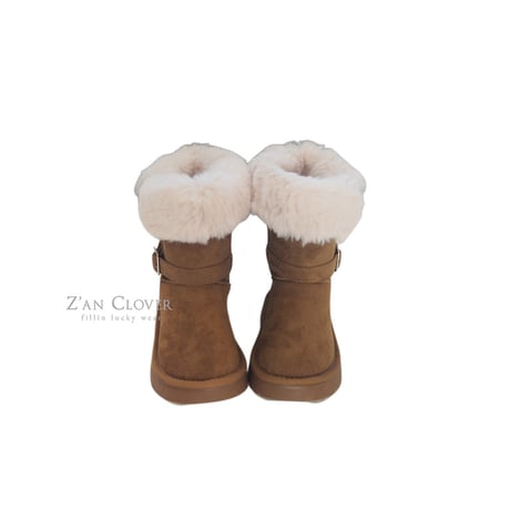 【予約】ZC buckle mouton boots