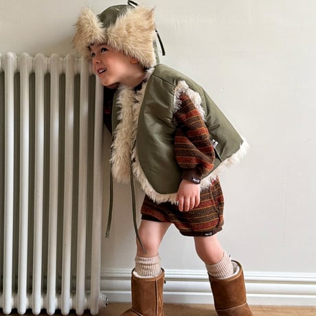 【予約】EM reversible fur vest