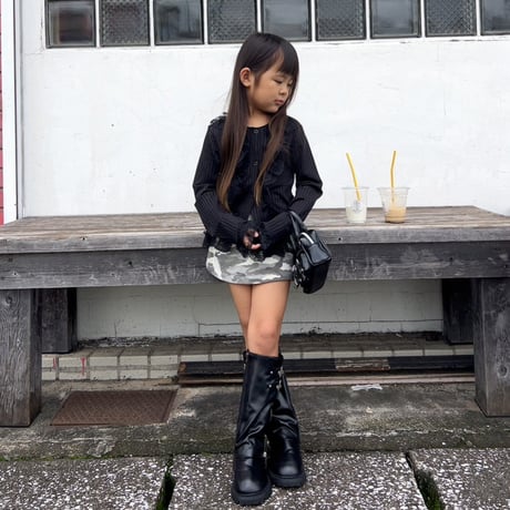 【即納】lace frill tops