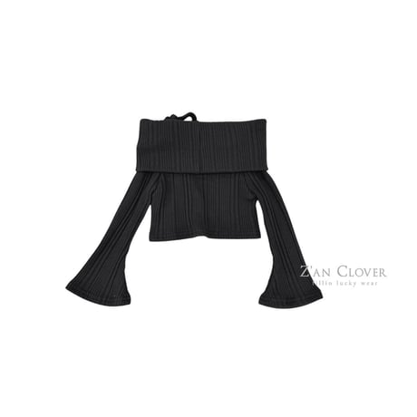 【予約】ZC drape offshoulder tops