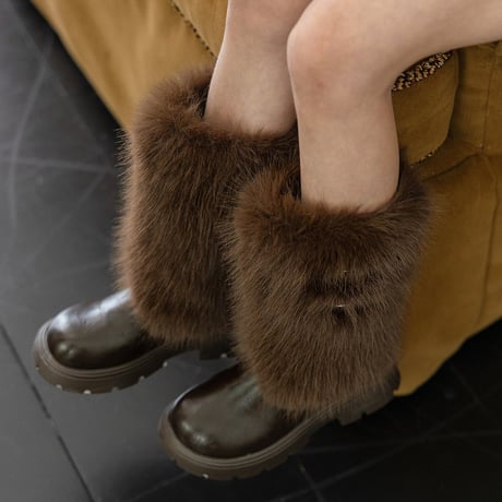 【予約】ZC lux fur boots