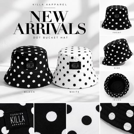 KILLA DOT BUCKET HAT