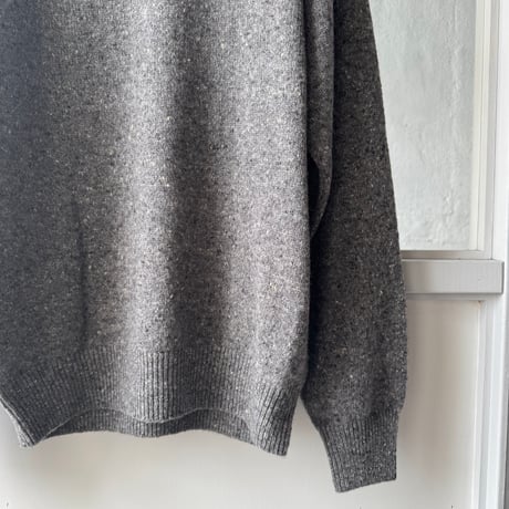 AURALEE　CASHMERE NEP KNIT POLO