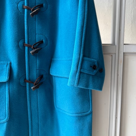 AURALEE　WOOL HERRINGBONE DUFFLE COAT