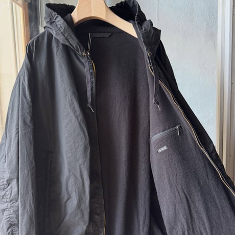 COMOLI　コットンナイロン ジップパーカ