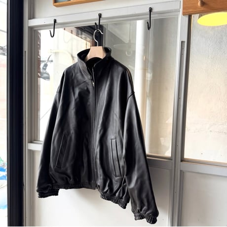 ssstein　  SHEEP LEATHER STAND COLLAR JACKET