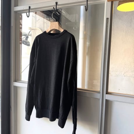 COMOLI　ウール クルーネックニット