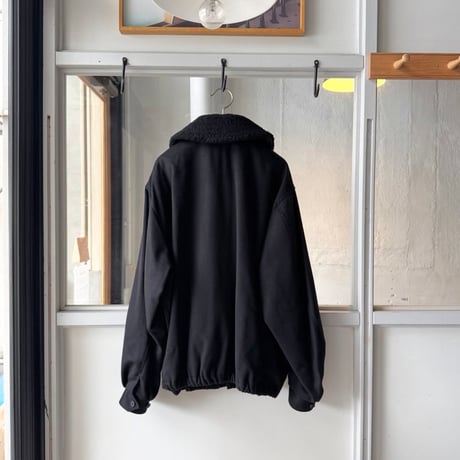 ssstein　  MOUTON COLLAR WOOL CASHMERE PADDED JACKET