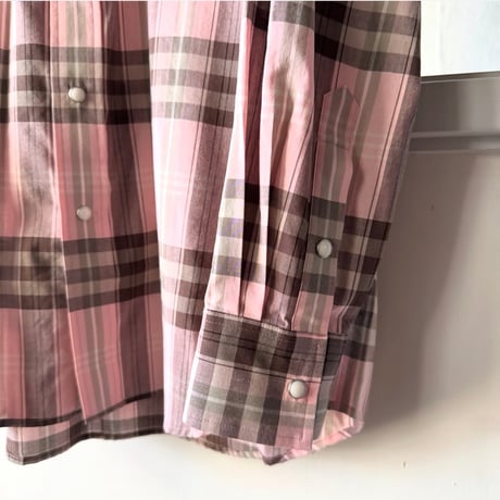 AURALEE　HIGH TWIST COTTON SILK CHECK SHIRT