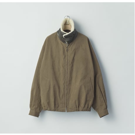 ssstein　  DETATCHABLE COLLAR RESIN-FINISH COTTON JACKET