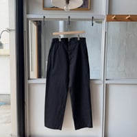 COMOLI　ブラックデニム オーバーパンツ
