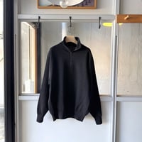 COMOLI　ウール ハーフジップニット