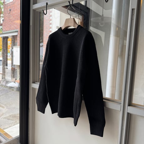 AURALEE　SUPER FINE WOOL RIB KNIT P/O