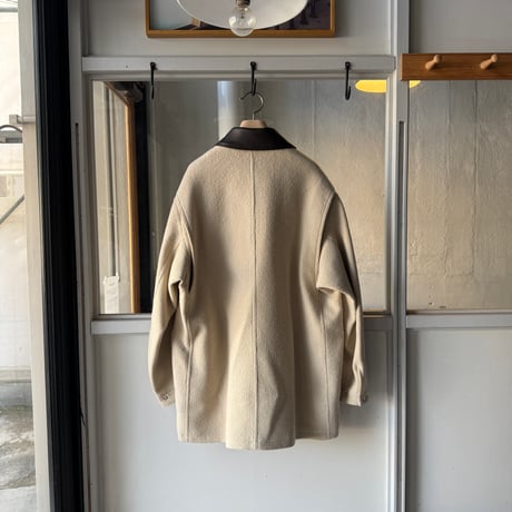 AURALEE　HOMESPUN TWEED ZIP BLOUSON