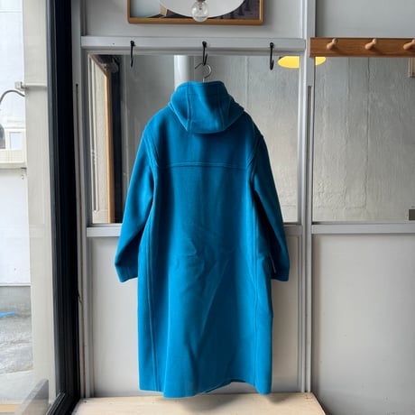 AURALEE　WOOL HERRINGBONE DUFFLE COAT