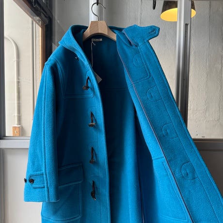 AURALEE　WOOL HERRINGBONE DUFFLE COAT