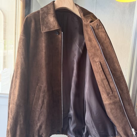 ssstein　  GOAT SUEDE ZIP JACKET