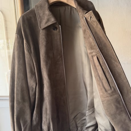 ssstein　  GOAT SUEDE ZIP JACKET