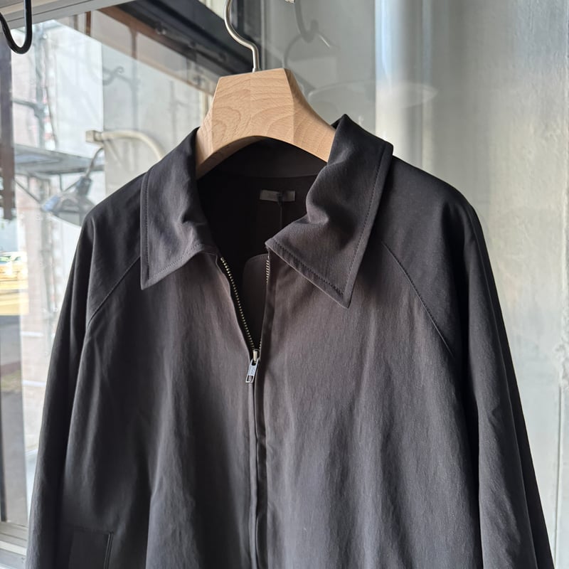 Antwort LEATHER PIPED COTTON GABARDINE JACKET |
