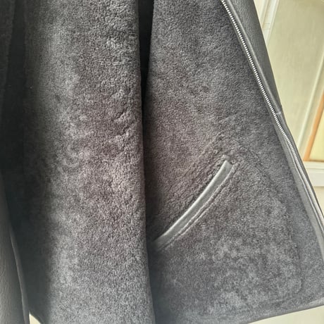 AURALEE　MERINO MOUTON ZIP BLOUSON