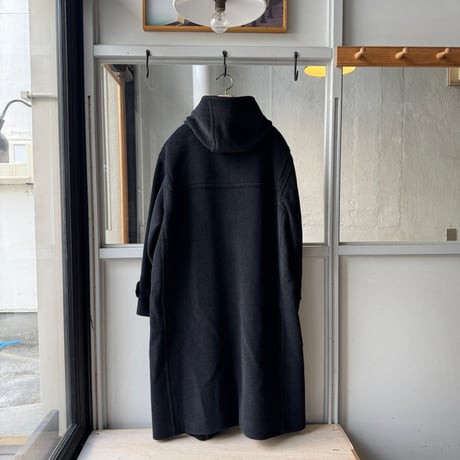 AURALEE　WOOL HERRINGBONE DUFFLE COAT