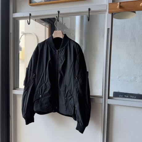 COMOLI　コットンナイロン ミリタリーブルゾン