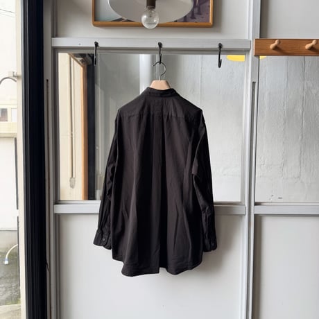 COMOLI　ブラック コモリシャツ