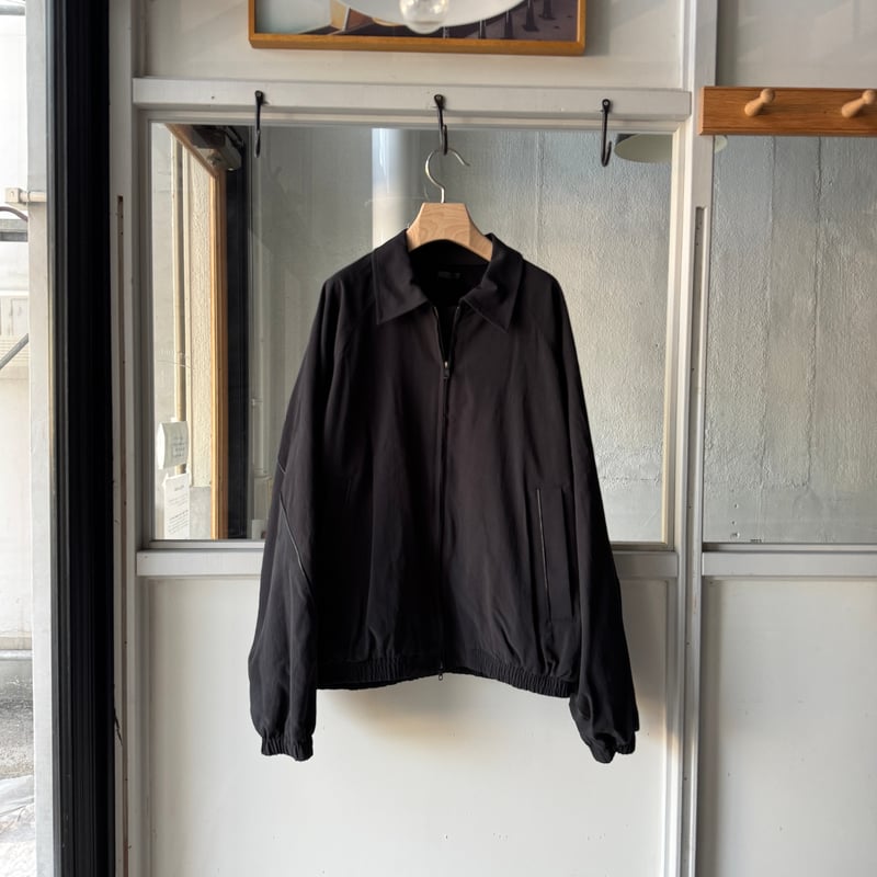 Antwort LEATHER PIPED COTTON GABARDINE JACKET |