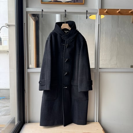 AURALEE　WOOL HERRINGBONE DUFFLE COAT