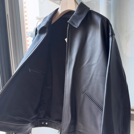 COMOLI　カーフスキン ジップショートジャケット