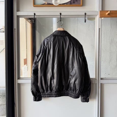 AURALEE　FINE CALF LEATHER DOWN BLOUSON