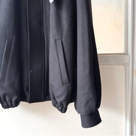 ssstein　  MOUTON COLLAR WOOL CASHMERE PADDED JACKET
