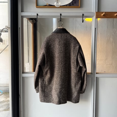 AURALEE　HOMESPUN TWEED ZIP BLOUSON