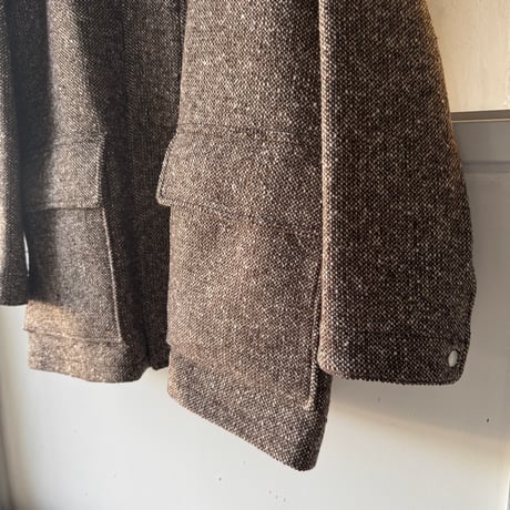 AURALEE　HOMESPUN TWEED ZIP BLOUSON