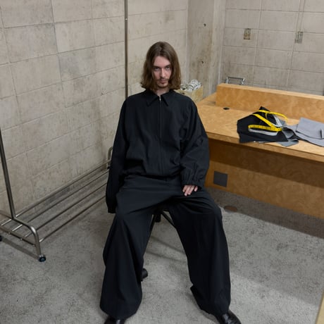 Antwort　COTTON GABARDINE WIDE PANTS