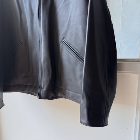 COMOLI　カーフスキン ジップショートジャケット