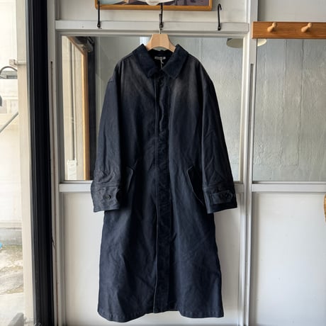 AURALEE　GARMENT-DYED ORGANIC COTTON HEAVY MOLESKIN COAT