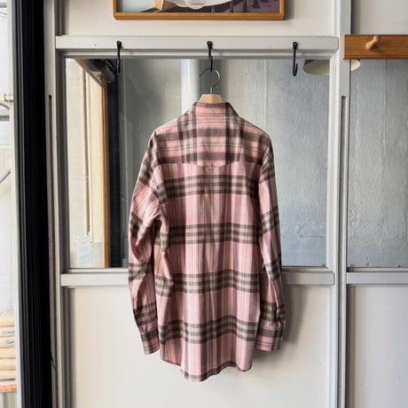 AURALEE　HIGH TWIST COTTON SILK CHECK SHIRT