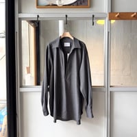 ssstein　  WOOL FLANNEL OVERSIZED SKIPPER SHIRT