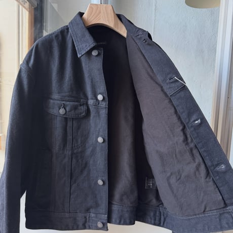 COMOLI　ブラックデニム ジャケット