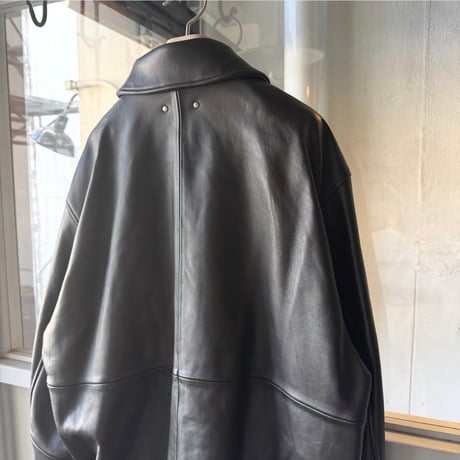ssstein　  SHEEP LEATHER ZIP SHORT JACKET